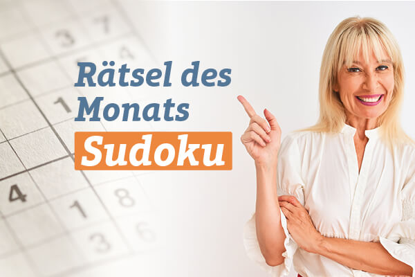 Machen Sie mit beim Rätsel des Monats auf Sanpura.de: Sudoku